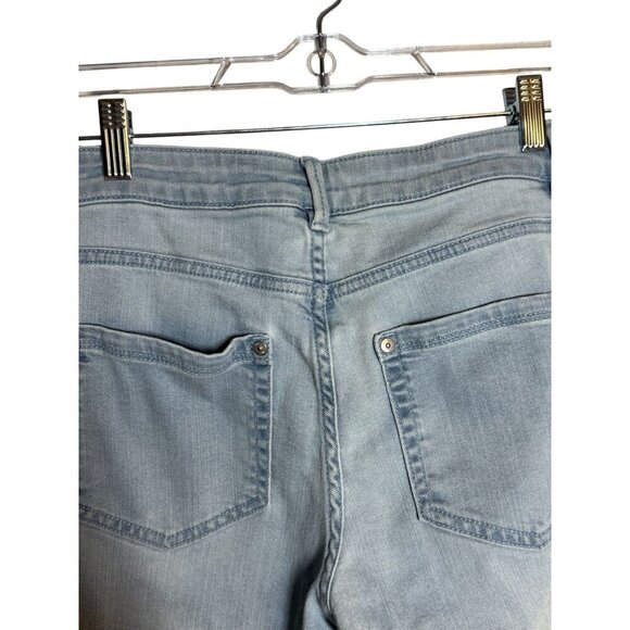 J.Jill Womens Light Wash Denim Roll Cuff Jeans Authentic Fit Size 8 - Picture 5 of 5